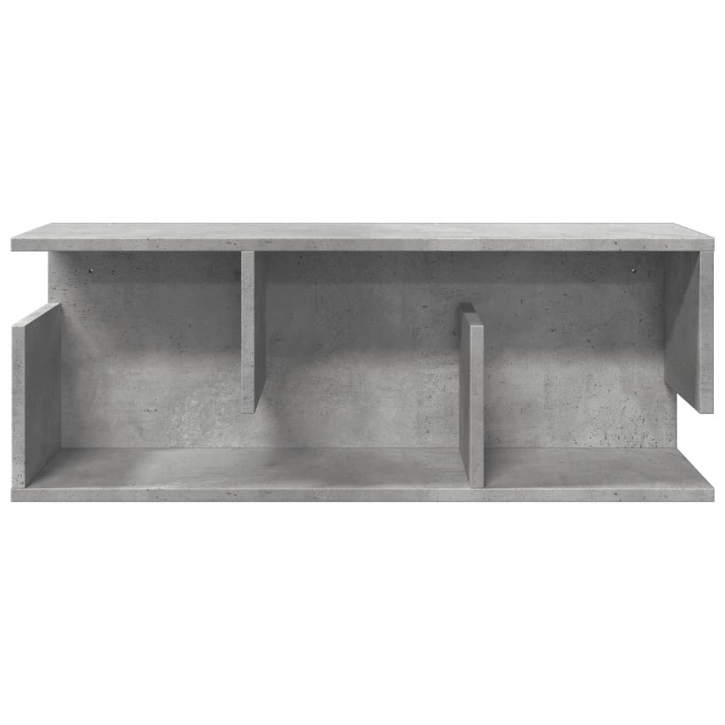 vidaXL Dulap de perete, gri beton, 80x20x30 cm, lemn prelucrat vidaXL Dulap de perete, gri beton, 80x20x30 cm, lemn prelucrat