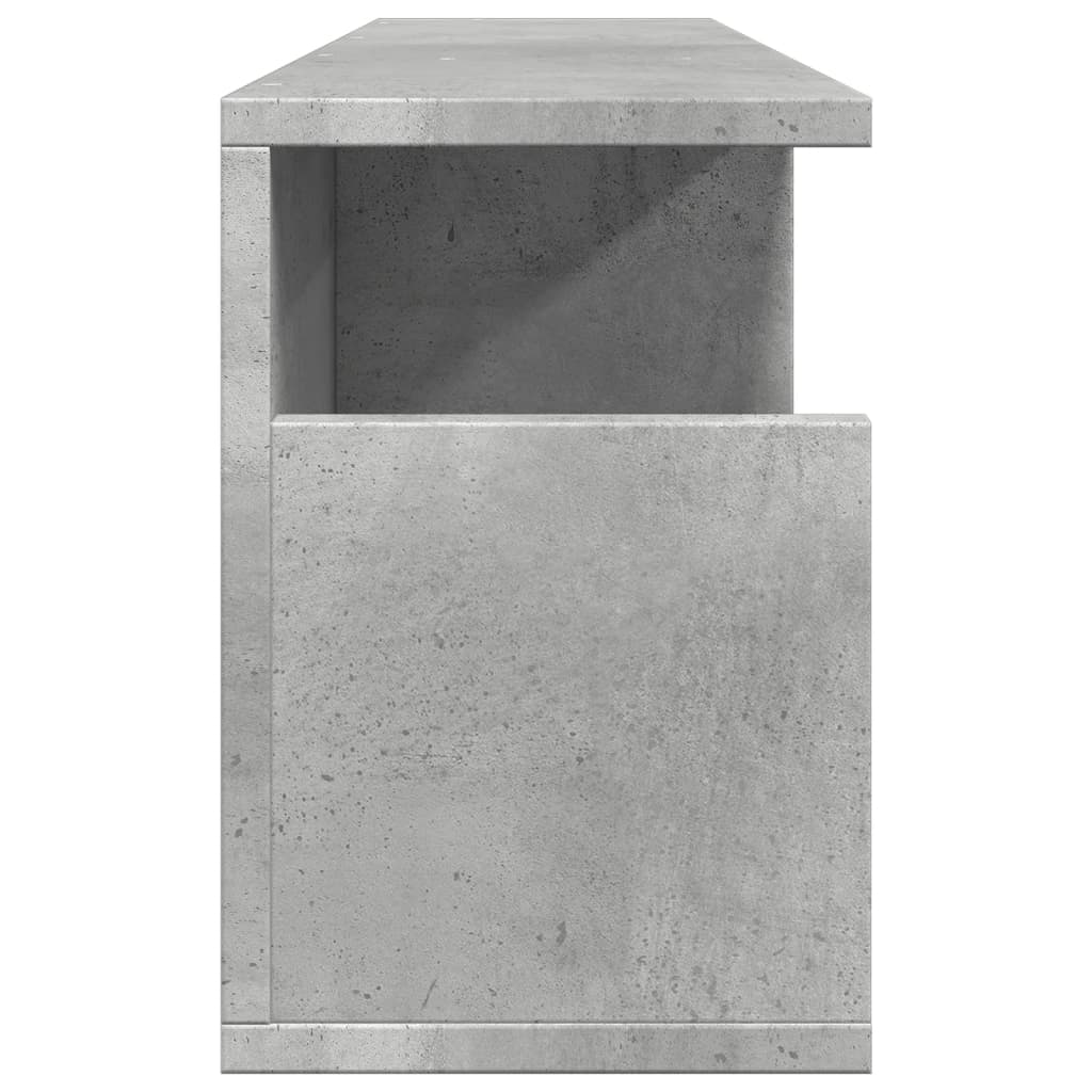 vidaXL Dulap de perete, gri beton, 80x20x30 cm, lemn prelucrat vidaXL Dulap de perete, gri beton, 80x20x30 cm, lemn prelucrat