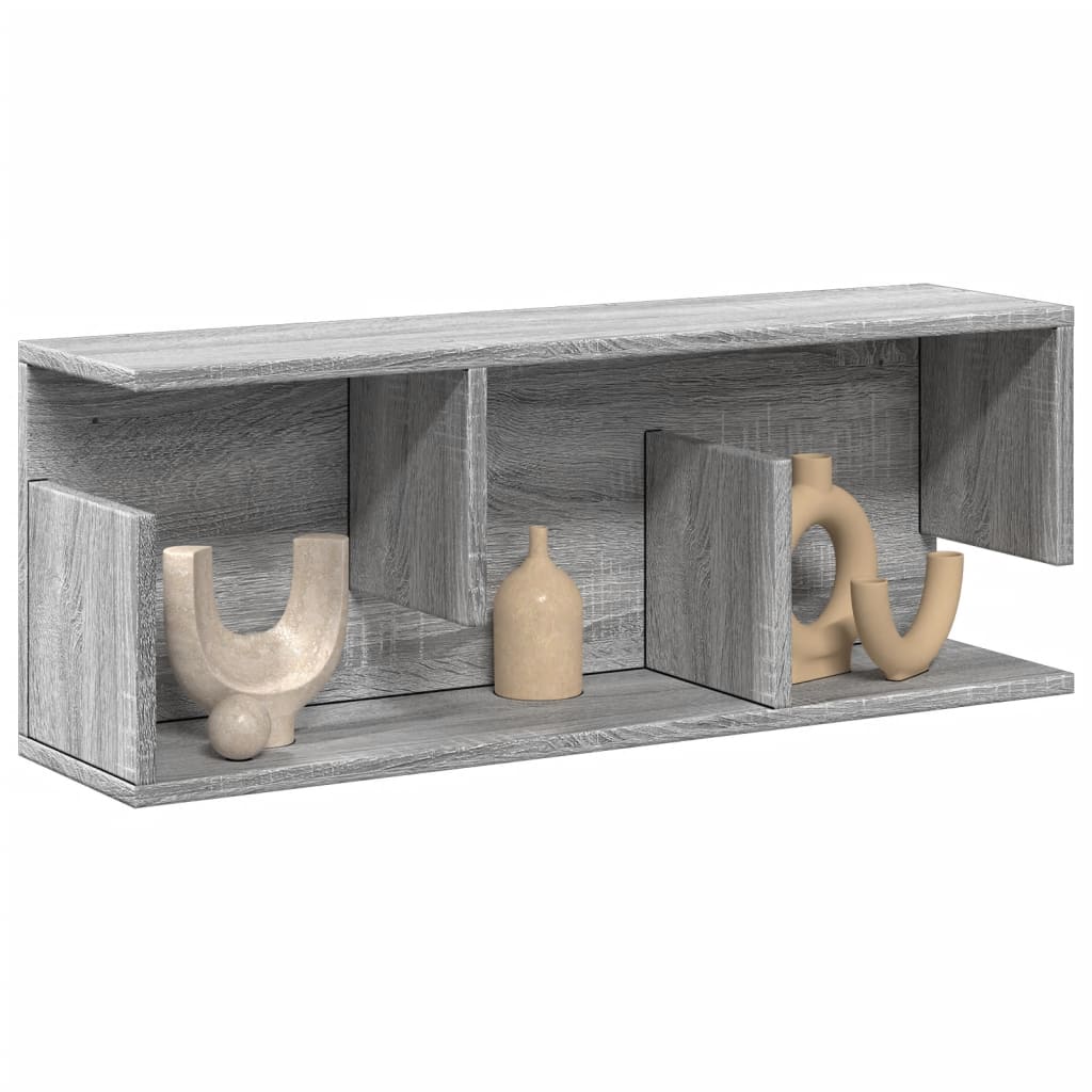 vidaXL Dulap de perete, sonoma gri, 80x20x30 cm, lemn prelucrat vidaXL Dulap de perete, sonoma gri, 80x20x30 cm, lemn prelucrat