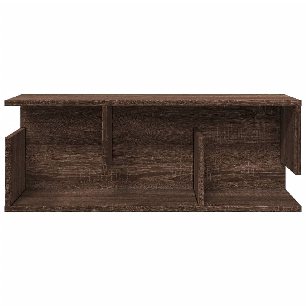 vidaXL Dulap de perete, stejar maro, 80x20x30 cm, lemn compozit vidaXL Dulap de perete, stejar maro, 80x20x30 cm, lemn compozit