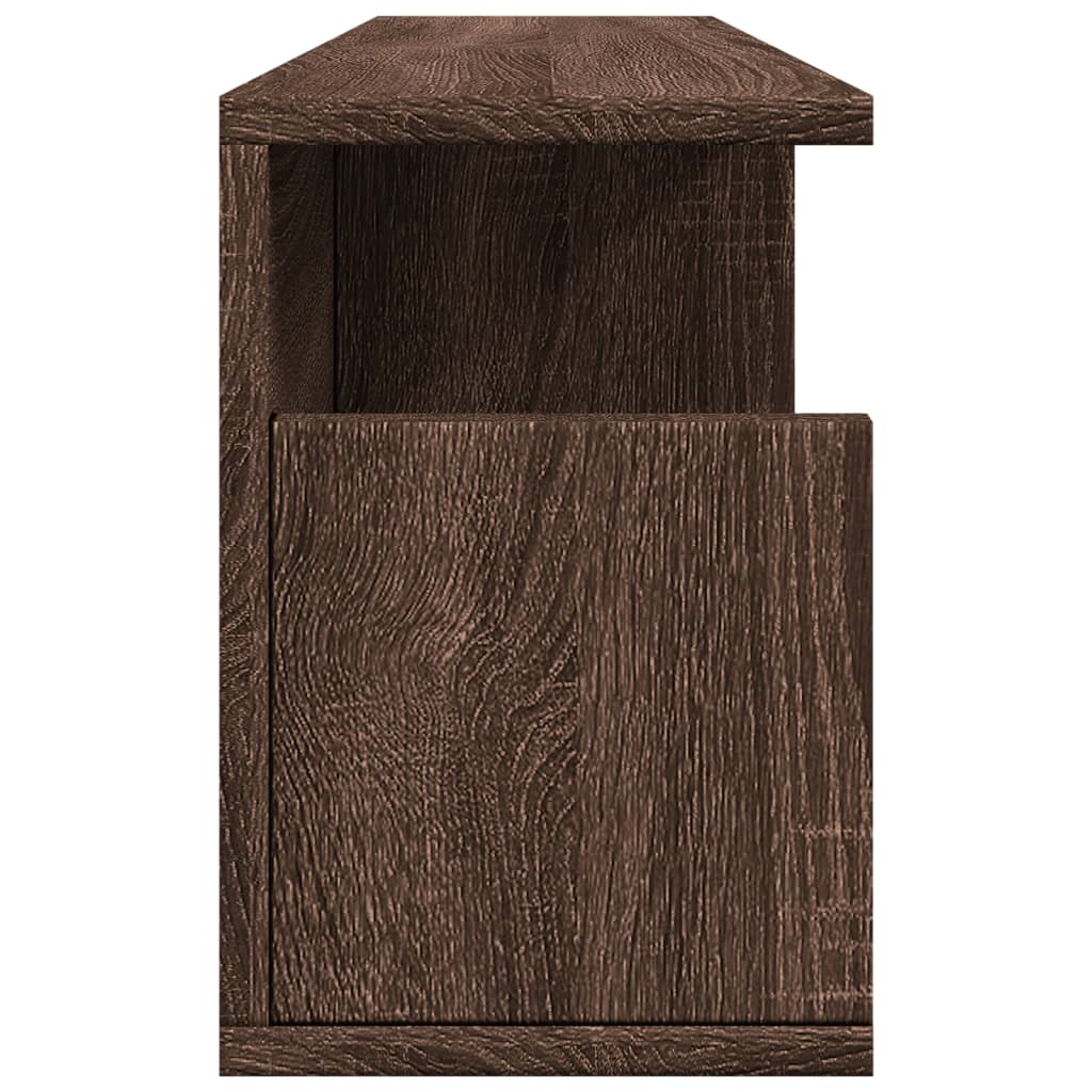 vidaXL Dulap de perete, stejar maro, 80x20x30 cm, lemn compozit vidaXL Dulap de perete, stejar maro, 80x20x30 cm, lemn compozit