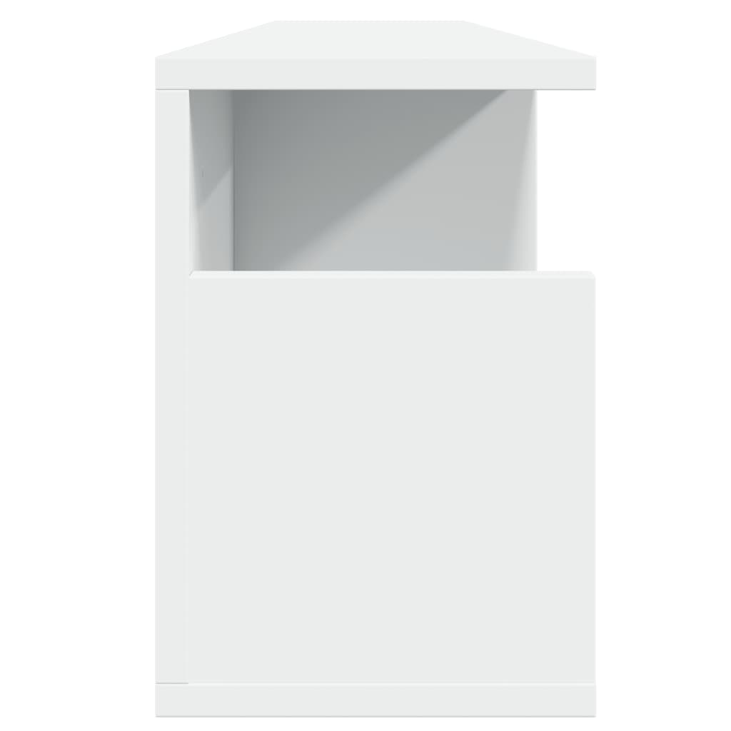 vidaXL Dulap de perete, alb, 100x20x30 cm, lemn prelucrat vidaXL Dulap de perete, alb, 100x20x30 cm, lemn prelucrat