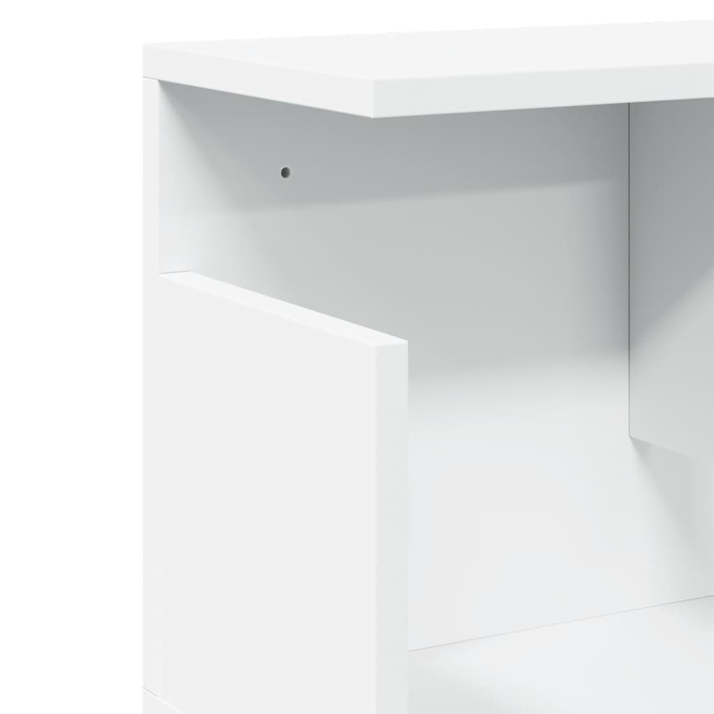vidaXL Dulap de perete, alb, 100x20x30 cm, lemn prelucrat vidaXL Dulap de perete, alb, 100x20x30 cm, lemn prelucrat
