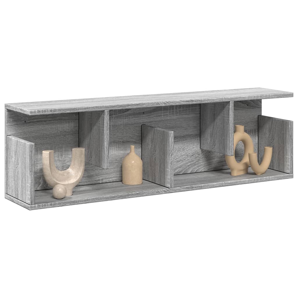 vidaXL Dulap de perete, sonoma gri, 100x20x30 cm, lemn prelucrat vidaXL Dulap de perete, sonoma gri, 100x20x30 cm, lemn prelucrat