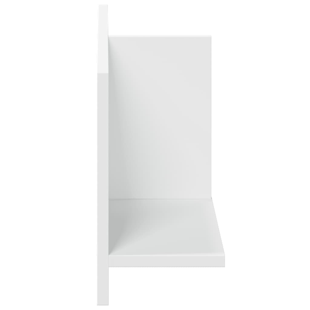vidaXL Dulap de perete, alb, 70x16,5x30 cm, lemn prelucrat vidaXL Dulap de perete, alb, 70x16,5x30 cm, lemn prelucrat