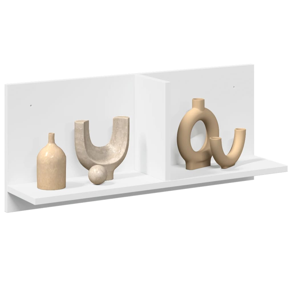 vidaXL Dulap de perete, alb, 70x16,5x30 cm, lemn prelucrat vidaXL Dulap de perete, alb, 70x16,5x30 cm, lemn prelucrat