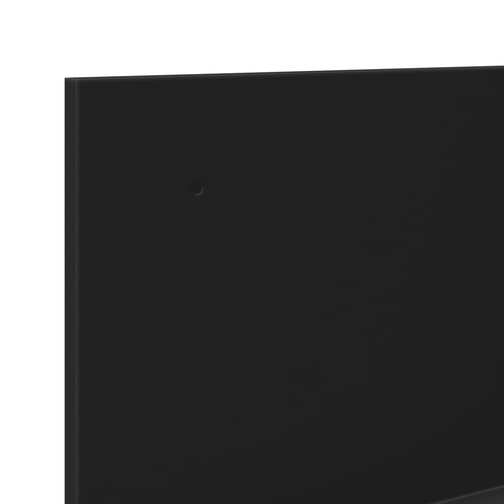 vidaXL Dulap de perete, negru, 70x16,5x30 cm, lemn prelucrat