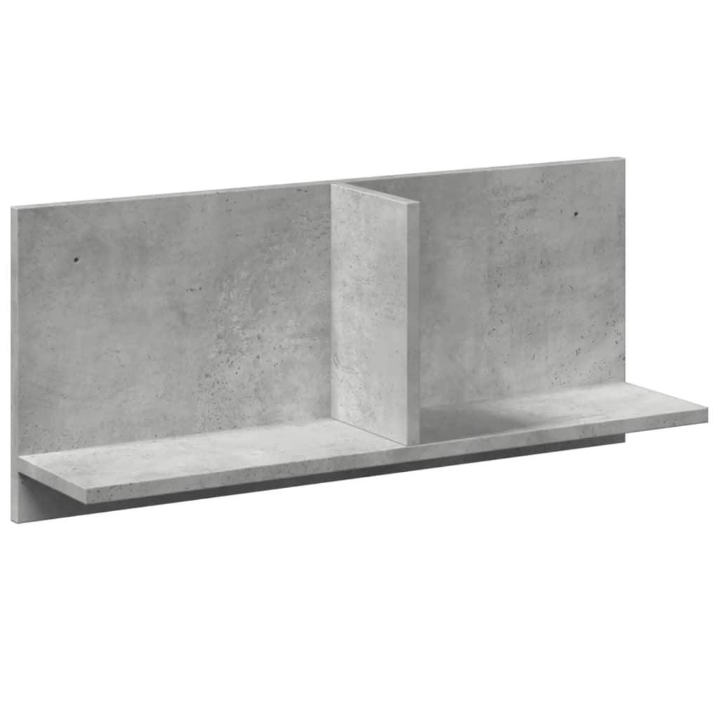 vidaXL Dulap de perete, gri beton, 70x16,5x30 cm, lemn prelucrat vidaXL Dulap de perete, gri beton, 70x16,5x30 cm, lemn prelucrat