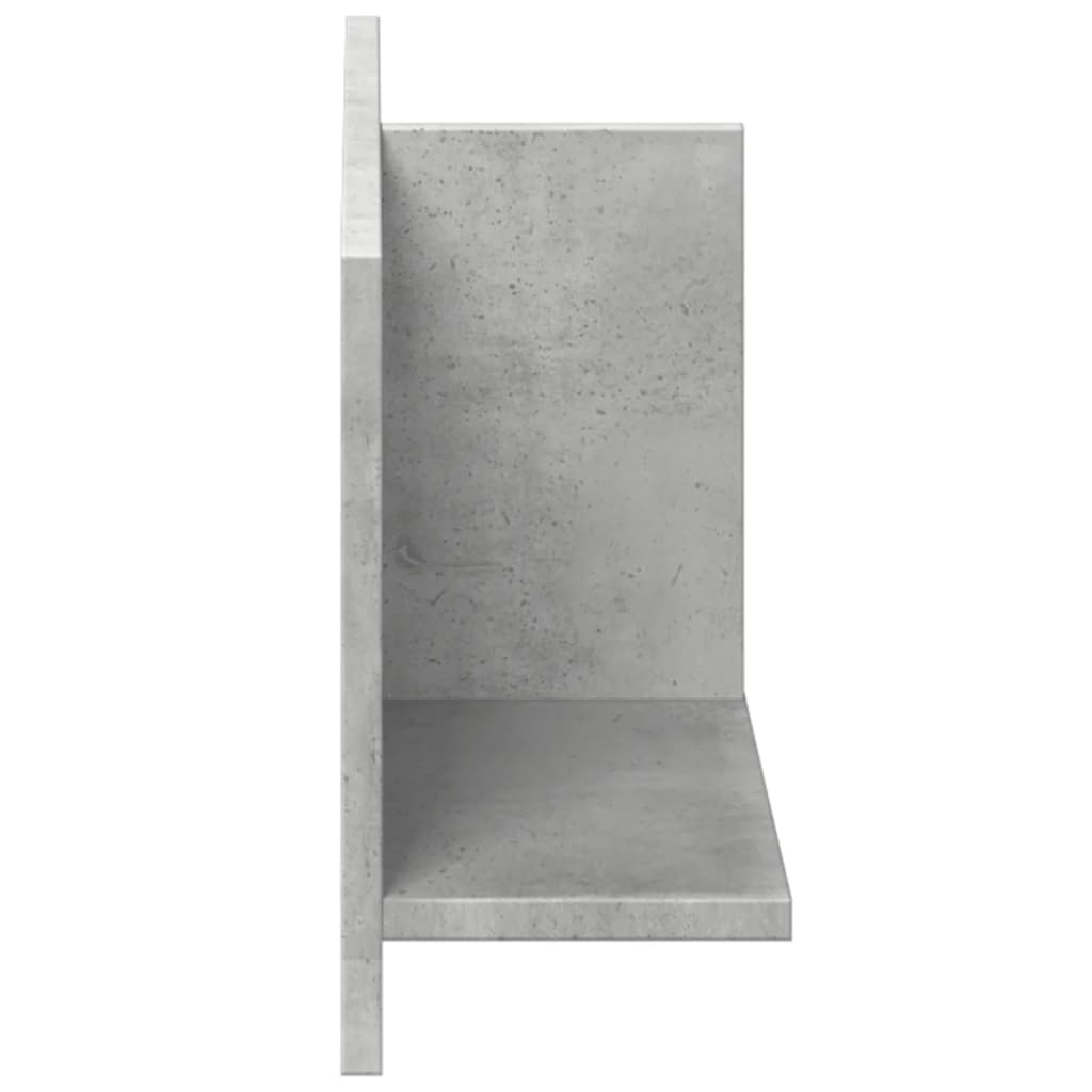 vidaXL Dulap de perete, gri beton, 70x16,5x30 cm, lemn prelucrat vidaXL Dulap de perete, gri beton, 70x16,5x30 cm, lemn prelucrat