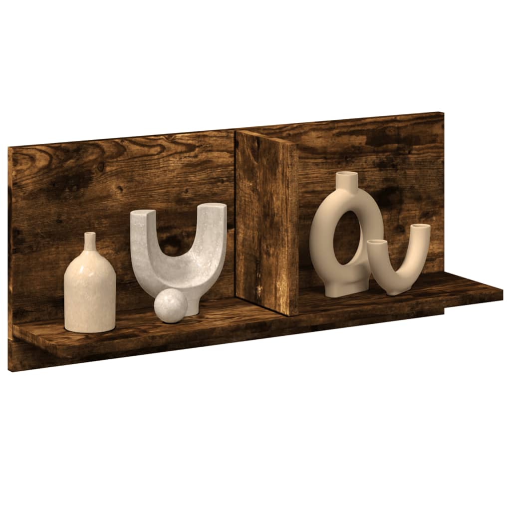 vidaXL Dulap de perete, stejar fumuriu, 70x16,5x30 cm, lemn prelucrat vidaXL Dulap de perete, stejar fumuriu, 70x16,5x30 cm, lemn prelucrat