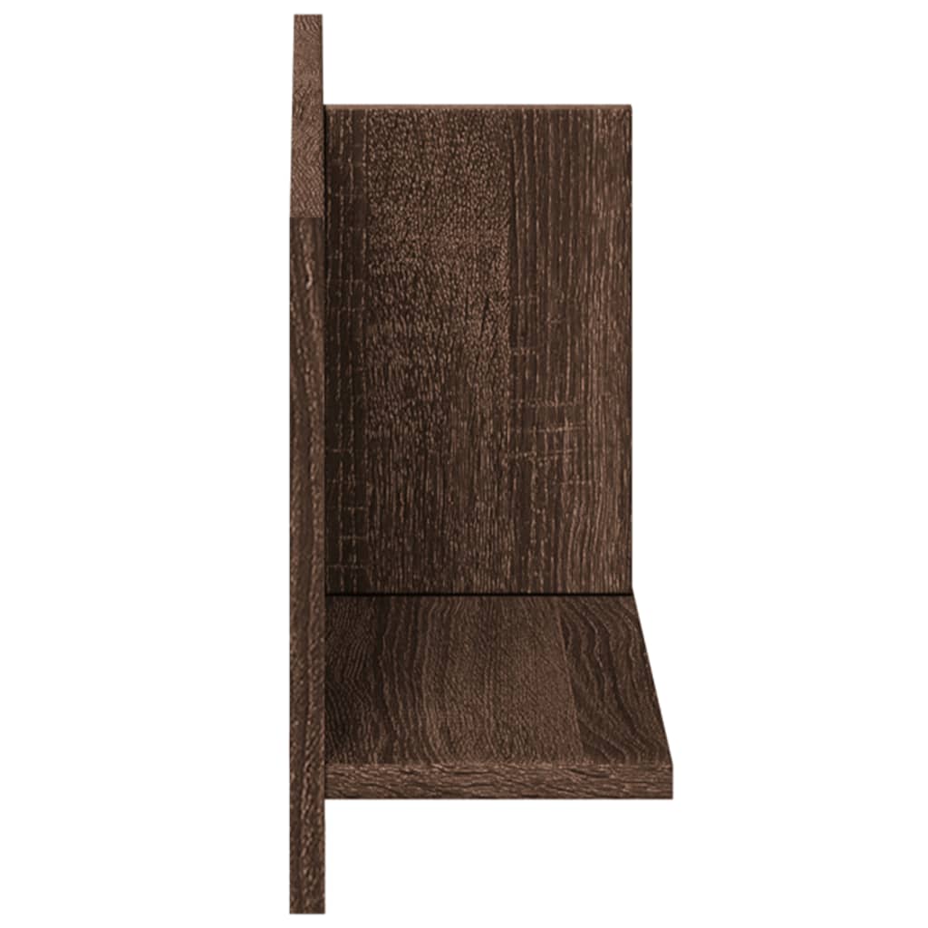 vidaXL Dulap de perete, stejar maro, 70x16,5x30 cm, lemn prelucrat vidaXL Dulap de perete, stejar maro, 70x16,5x30 cm, lemn prelucrat
