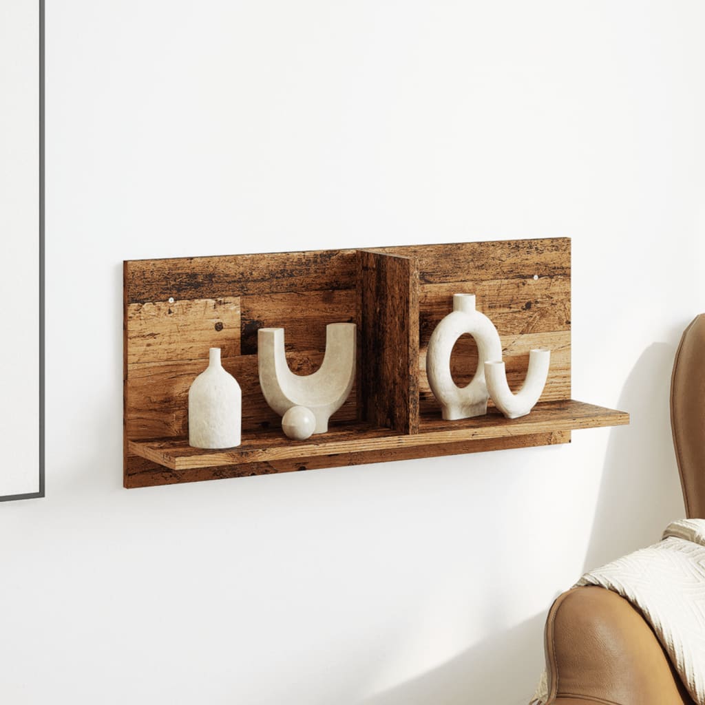 vidaXL Dulap de perete, lemn vechi, 70x16,5x30 cm, lemn prelucrat vidaXL Dulap de perete, lemn vechi, 70x16,5x30 cm, lemn prelucrat