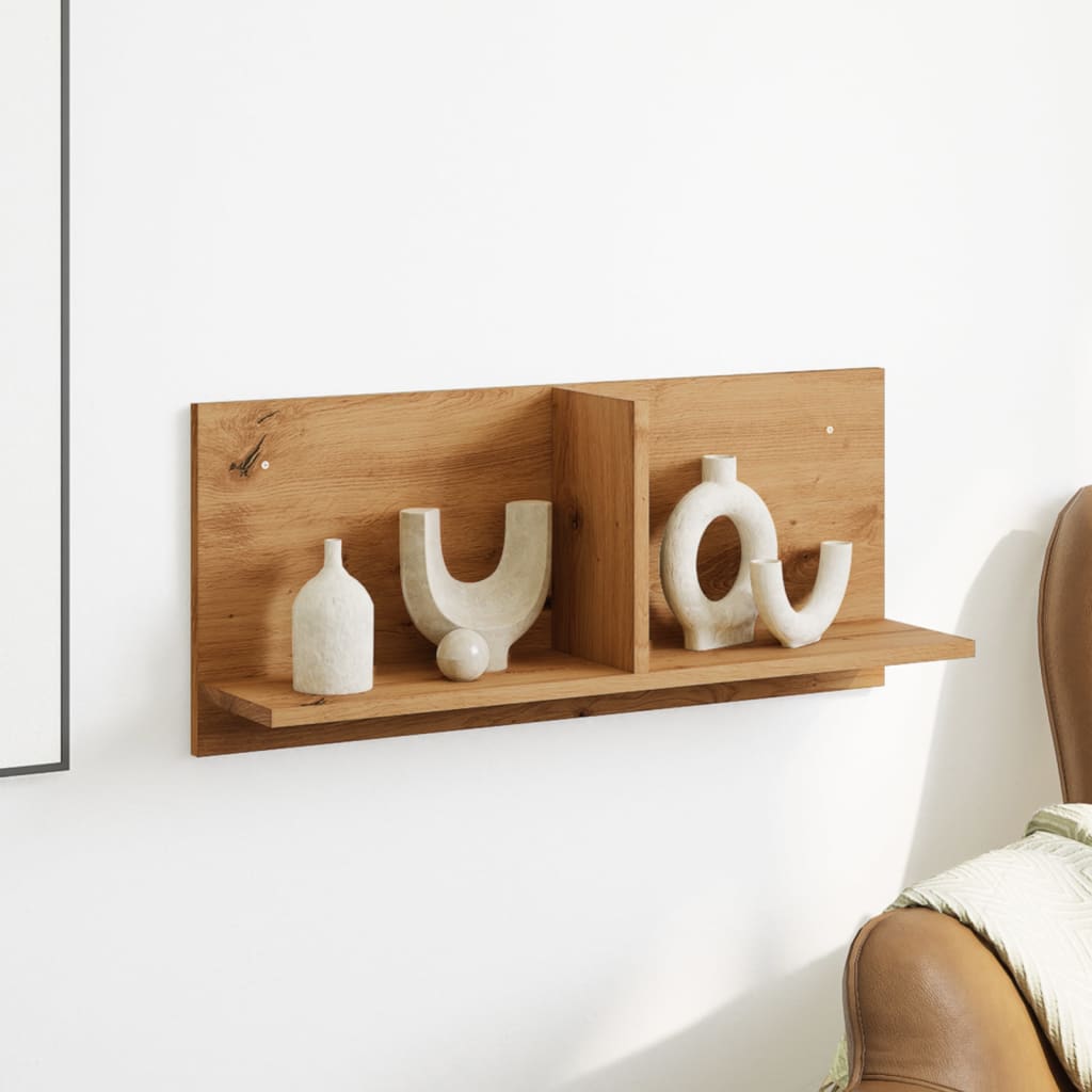 vidaXL Dulap de perete stejar artizanal, 70x16,5x30 cm, lemn prelucrat vidaXL Dulap de perete stejar artizanal, 70x16,5x30 cm, lemn prelucrat