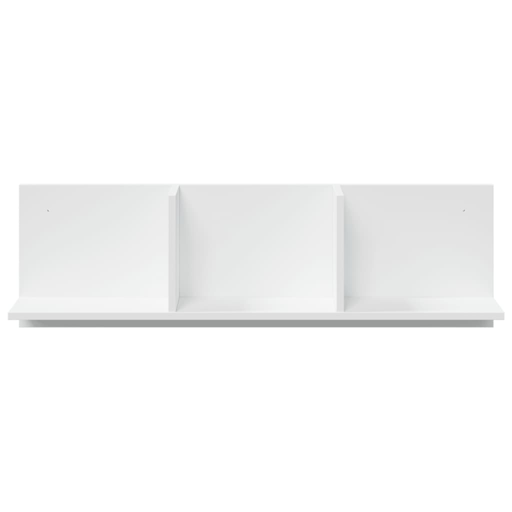 vidaXL Dulap de perete, alb, 100x16,5x30 cm, lemn prelucrat vidaXL Dulap de perete, alb, 100x16,5x30 cm, lemn prelucrat