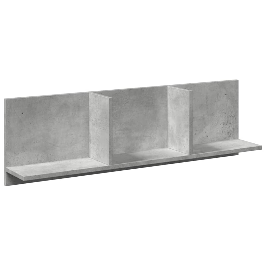 vidaXL Dulap de perete, gri beton, 100x16,5x30 cm, lemn prelucrat vidaXL Dulap de perete, gri beton, 100x16,5x30 cm, lemn prelucrat