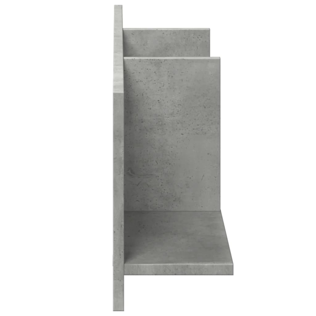 vidaXL Dulap de perete, gri beton, 100x16,5x30 cm, lemn prelucrat vidaXL Dulap de perete, gri beton, 100x16,5x30 cm, lemn prelucrat