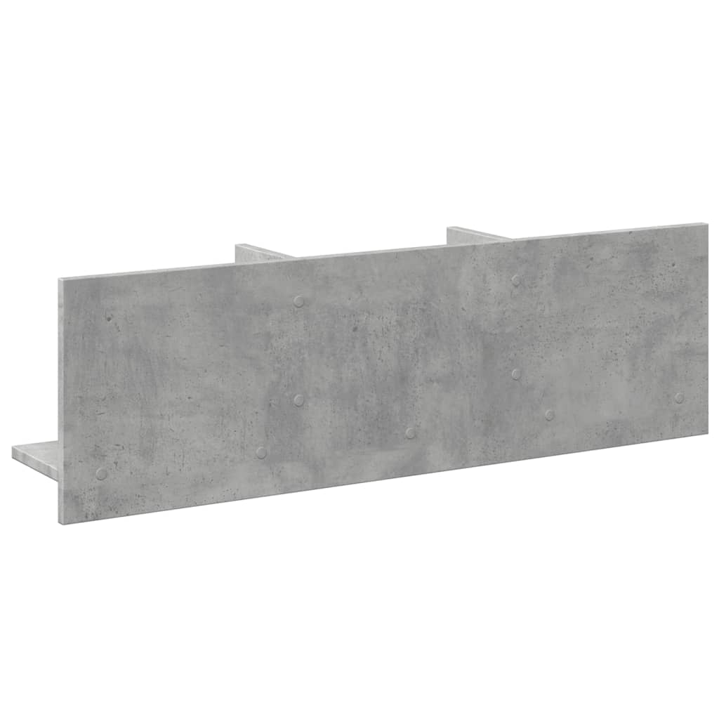 vidaXL Dulap de perete, gri beton, 100x16,5x30 cm, lemn prelucrat vidaXL Dulap de perete, gri beton, 100x16,5x30 cm, lemn prelucrat