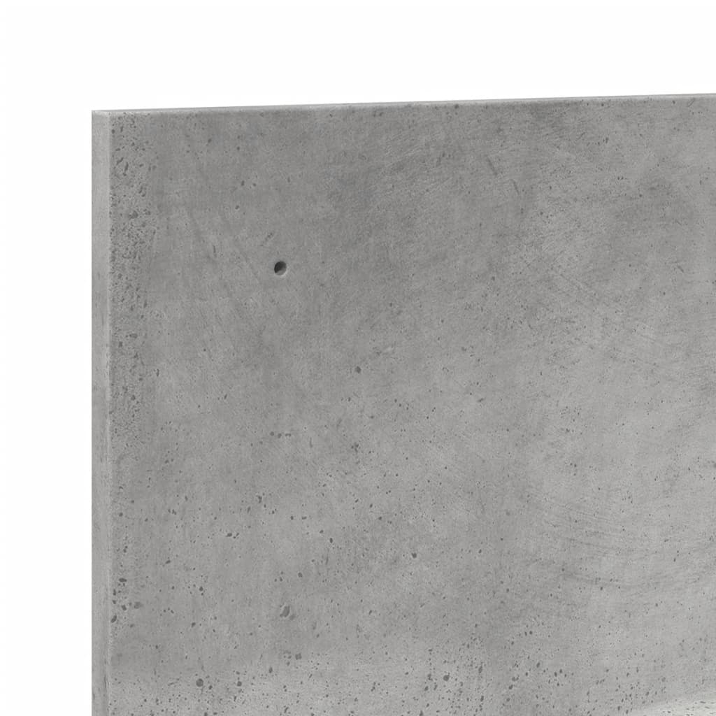 vidaXL Dulap de perete, gri beton, 100x16,5x30 cm, lemn prelucrat vidaXL Dulap de perete, gri beton, 100x16,5x30 cm, lemn prelucrat