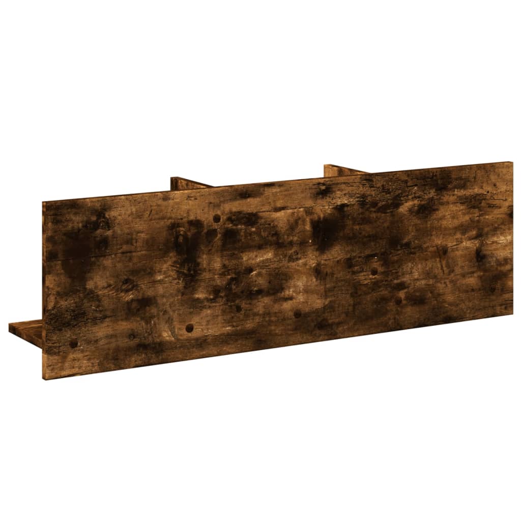vidaXL Dulap de perete, stejar fumuriu, 100x16,5x30 cm, lemn prelucrat