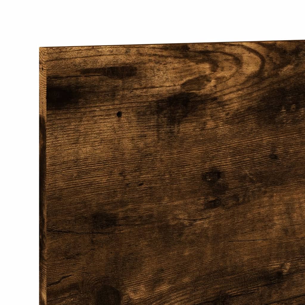 vidaXL Dulap de perete, stejar fumuriu, 100x16,5x30 cm, lemn prelucrat