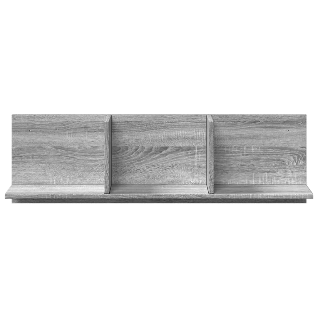 vidaXL Dulap de perete, gri sonoma, 100x16,5x30 cm, lemn prelucrat vidaXL Dulap de perete, gri sonoma, 100x16,5x30 cm, lemn prelucrat