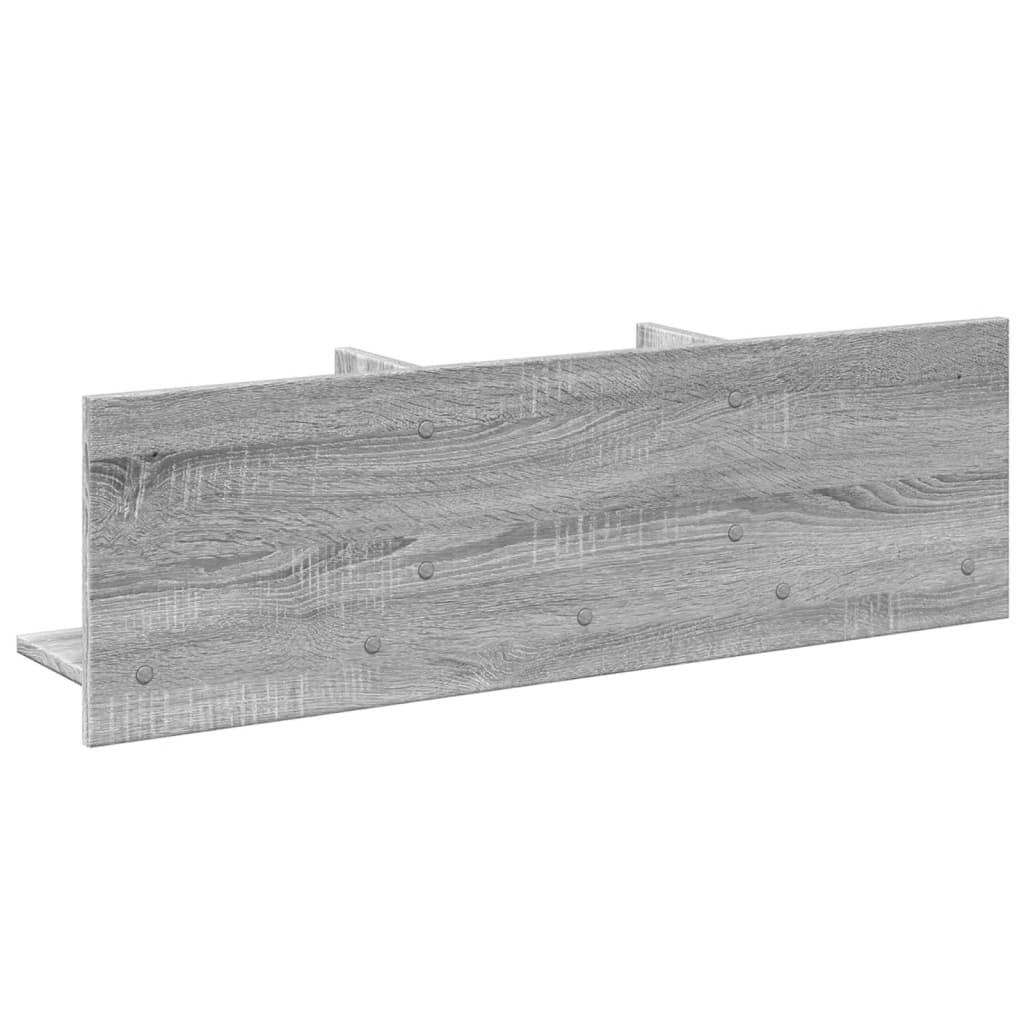 vidaXL Dulap de perete, gri sonoma, 100x16,5x30 cm, lemn prelucrat vidaXL Dulap de perete, gri sonoma, 100x16,5x30 cm, lemn prelucrat