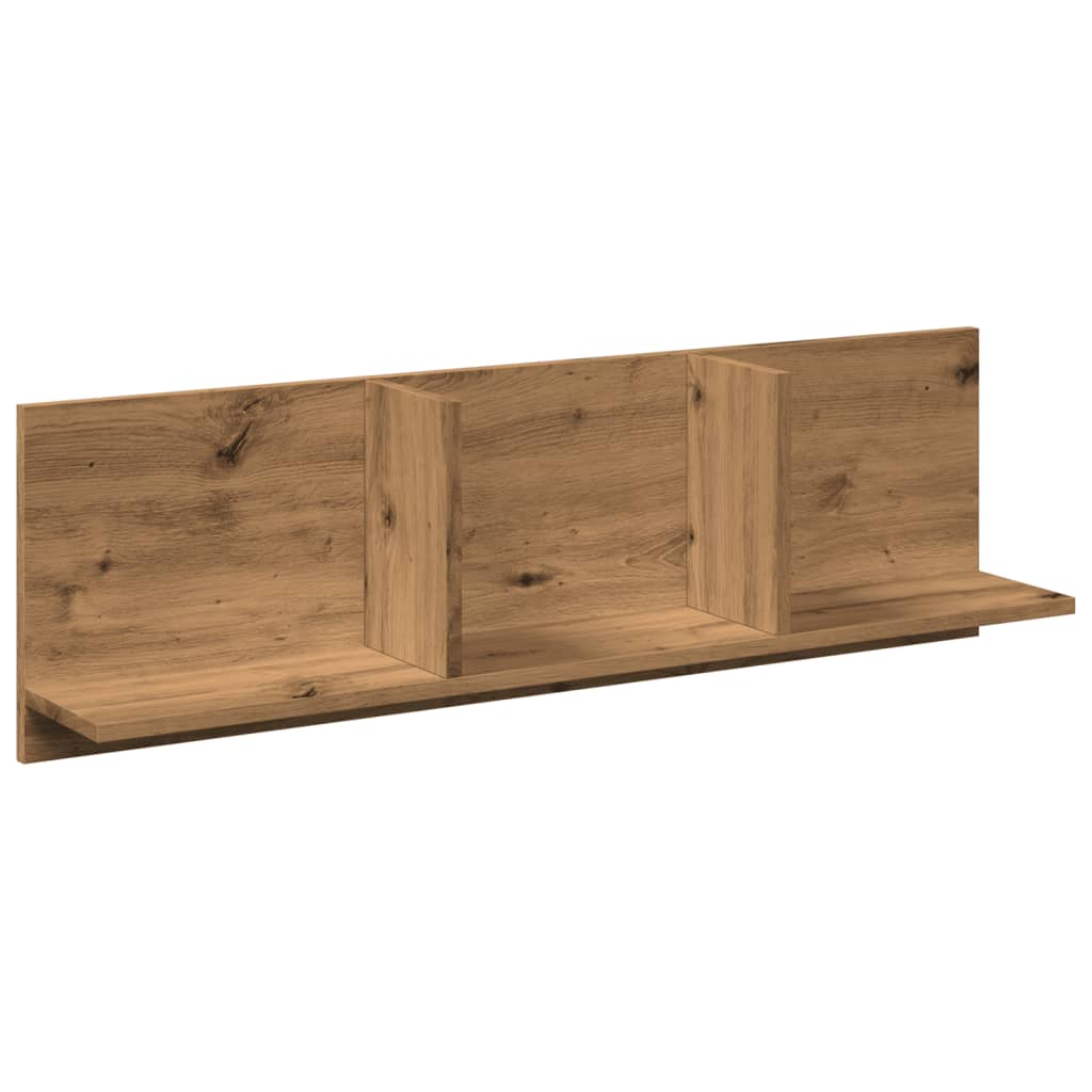vidaXL Dulap de perete, stejar artizanal 100x16,5x30 cm lemn prelucrat