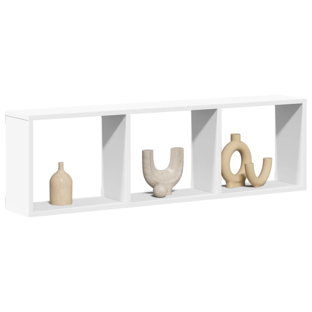 vidaXL Dulap de perete, alb, 100x16x30 cm, lemn prelucrat vidaXL Dulap de perete, alb, 100x16x30 cm, lemn prelucrat