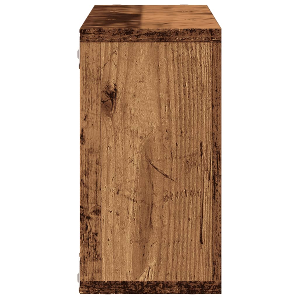 vidaXL Dulap de perete, lemn vechi, 100x16x30 cm, lemn prelucrat
