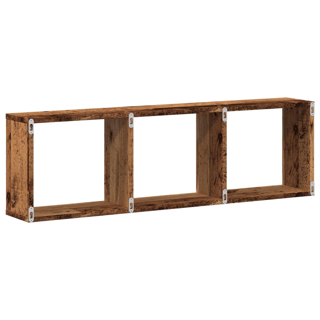 vidaXL Dulap de perete, lemn vechi, 100x16x30 cm, lemn prelucrat