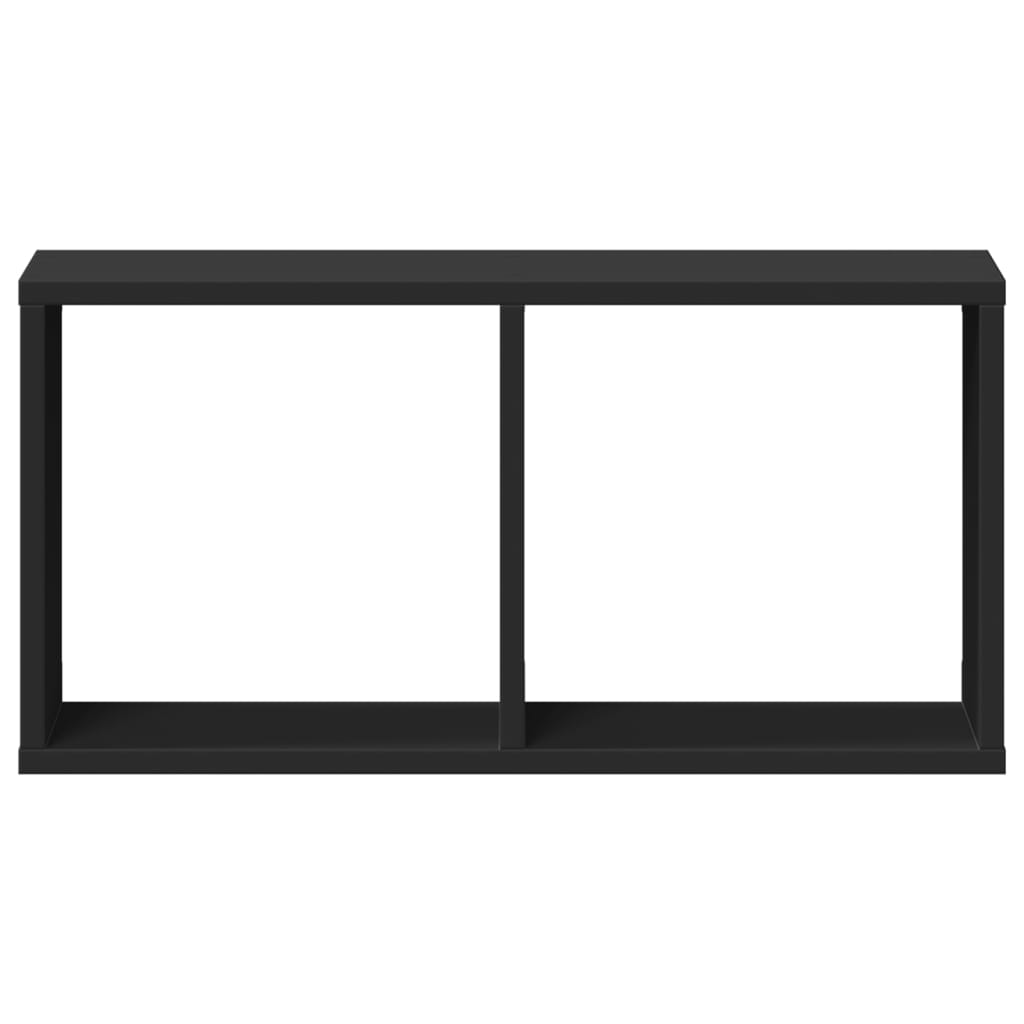 vidaXL Dulap de perete, negru, 60x16x30 cm, lemn prelucrat vidaXL Dulap de perete, negru, 60x16x30 cm, lemn prelucrat