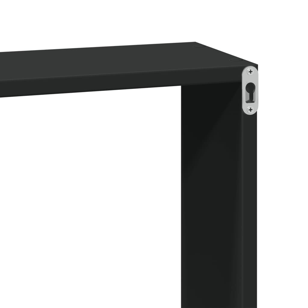 vidaXL Dulap de perete, negru, 60x16x30 cm, lemn prelucrat vidaXL Dulap de perete, negru, 60x16x30 cm, lemn prelucrat