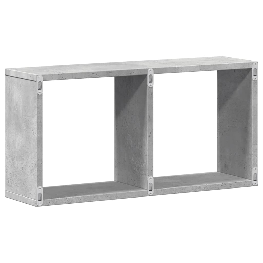 vidaXL Dulap de perete, gri beton, 60x16x30 cm, lemn prelucrat vidaXL Dulap de perete, gri beton, 60x16x30 cm, lemn prelucrat