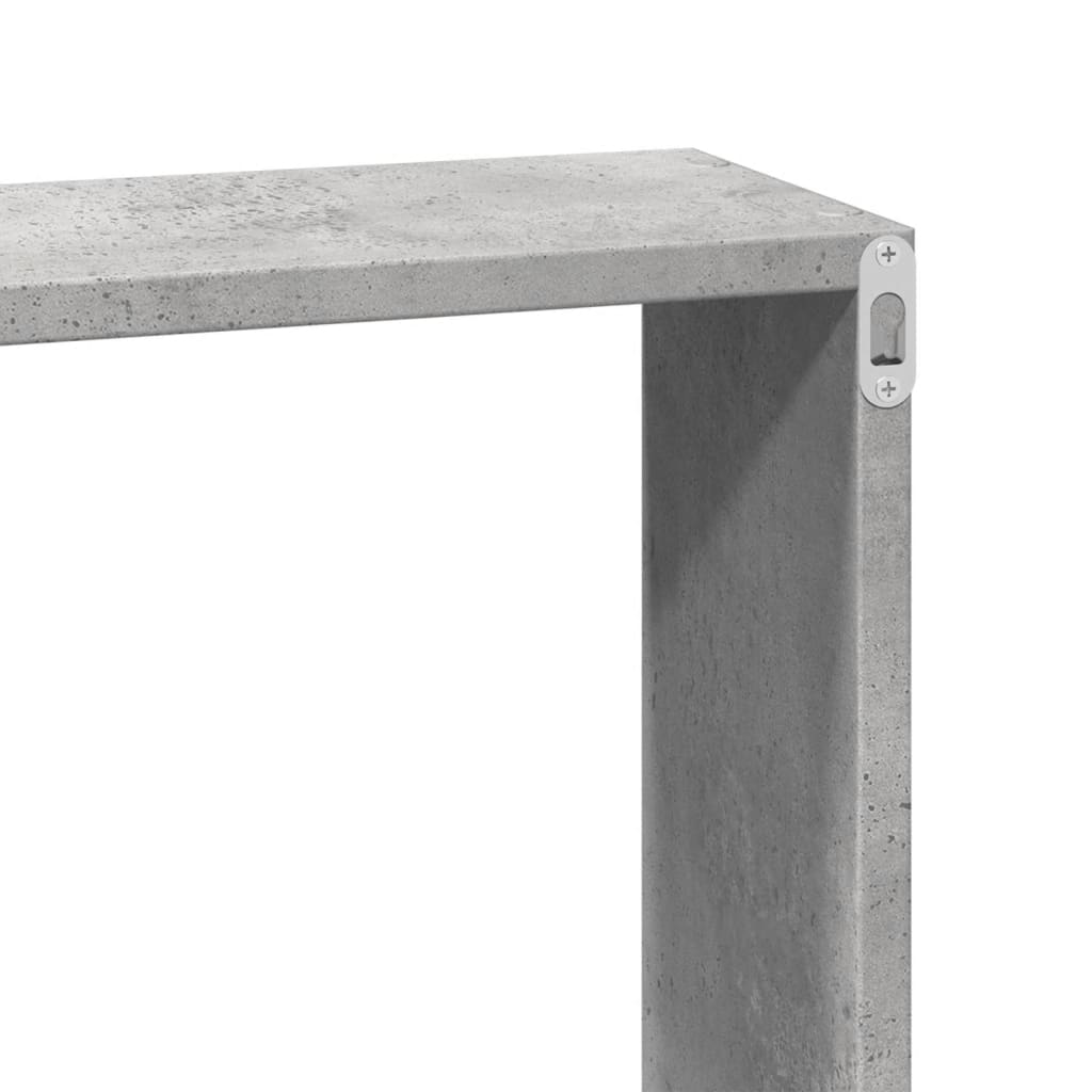 vidaXL Dulap de perete, gri beton, 60x16x30 cm, lemn prelucrat vidaXL Dulap de perete, gri beton, 60x16x30 cm, lemn prelucrat