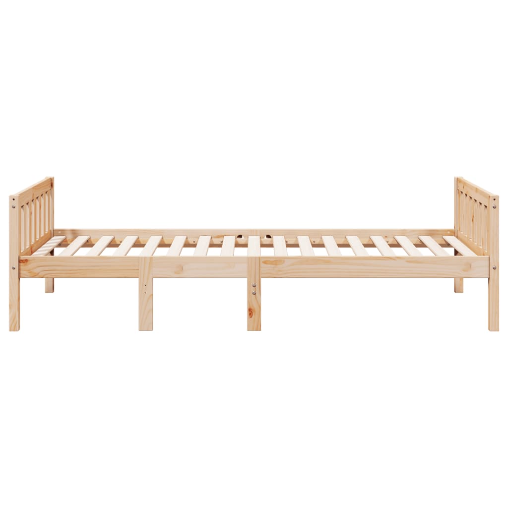 vidaXL Pat pentru copii fără saltea, 90x190 cm, lemn masiv de pin vidaXL Pat pentru copii fără saltea, 90x190 cm, lemn masiv de pin