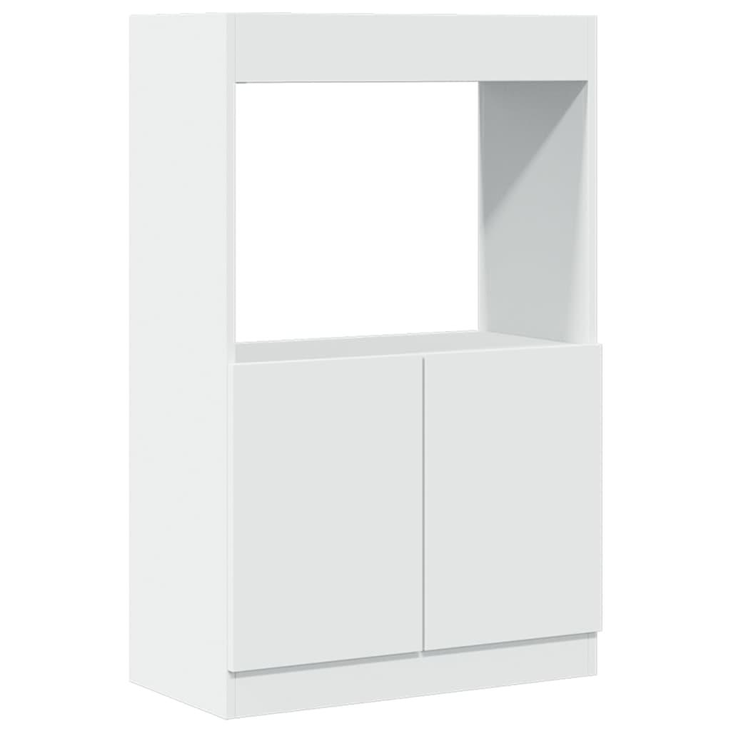 vidaXL Dulap înalt, alb, 63x33x100 cm, lemn prelucrat vidaXL Dulap înalt, alb, 63x33x100 cm, lemn prelucrat