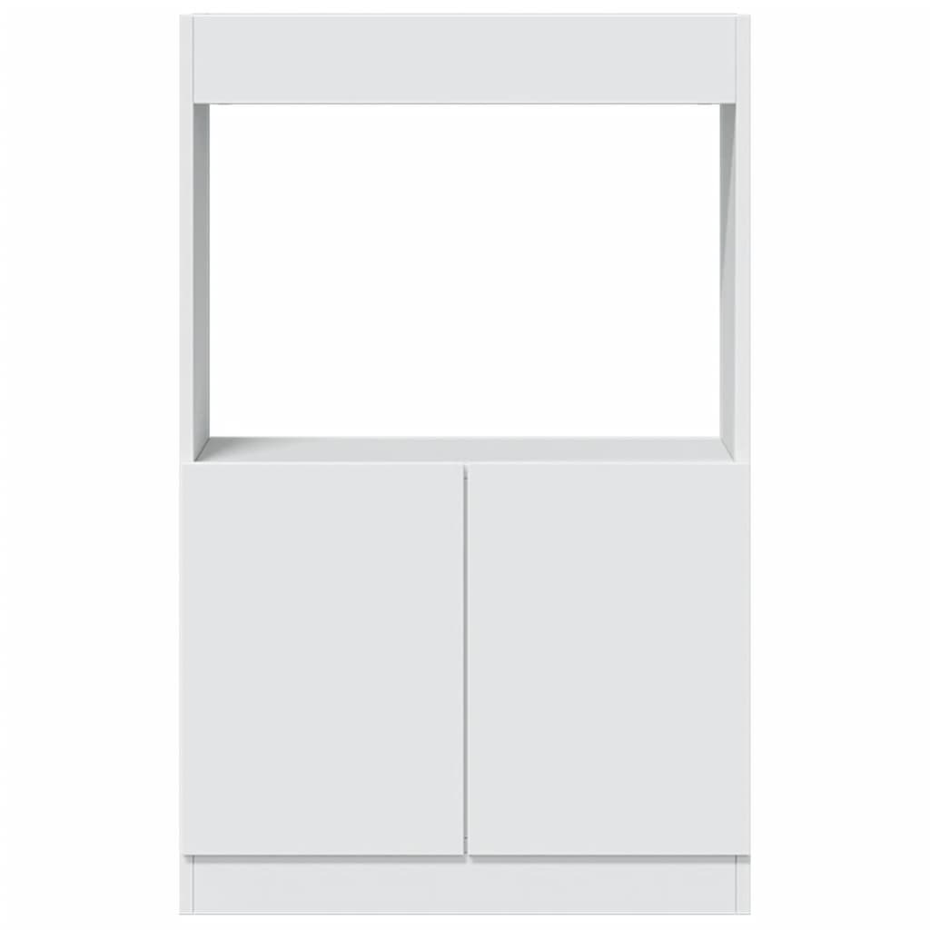 vidaXL Dulap înalt, alb, 63x33x100 cm, lemn prelucrat vidaXL Dulap înalt, alb, 63x33x100 cm, lemn prelucrat