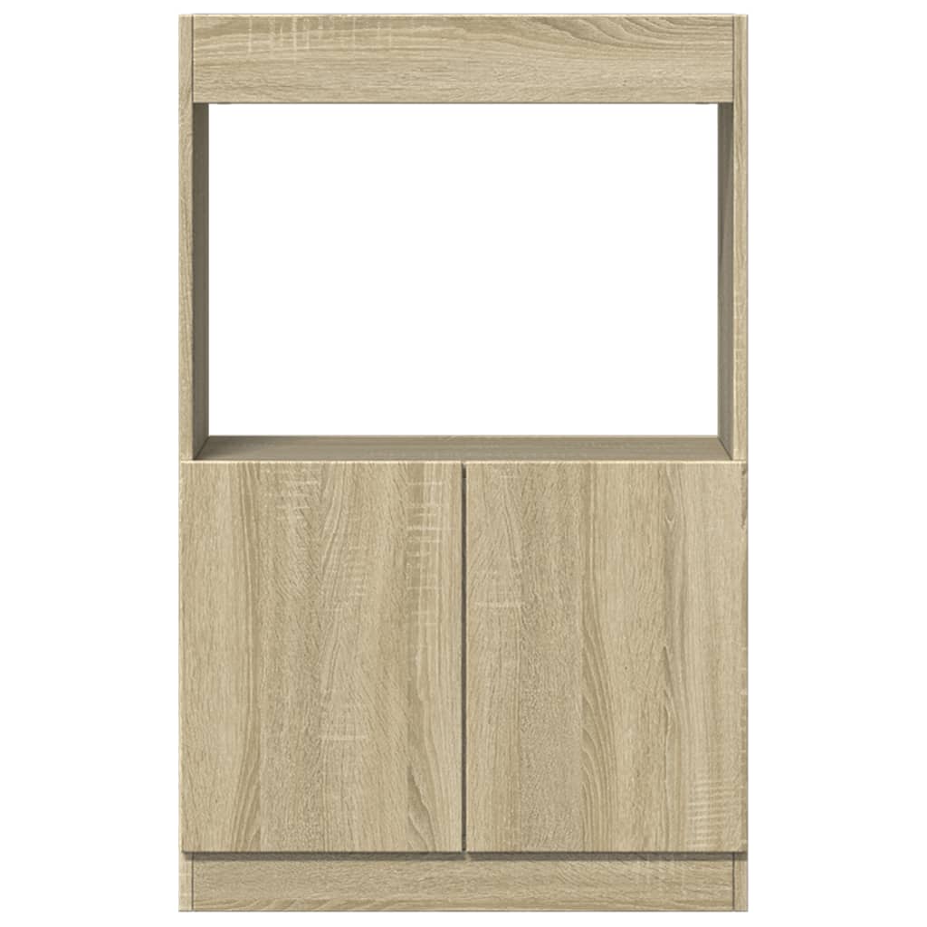 vidaXL Dulap înalt, stejar sonoma, 63x33x100 cm, lemn prelucrat vidaXL Dulap înalt, stejar sonoma, 63x33x100 cm, lemn prelucrat