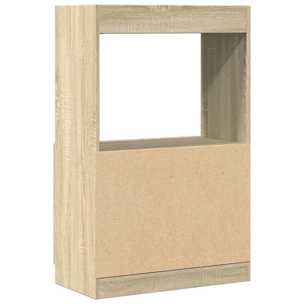 vidaXL Dulap înalt, stejar sonoma, 63x33x100 cm, lemn prelucrat vidaXL Dulap înalt, stejar sonoma, 63x33x100 cm, lemn prelucrat