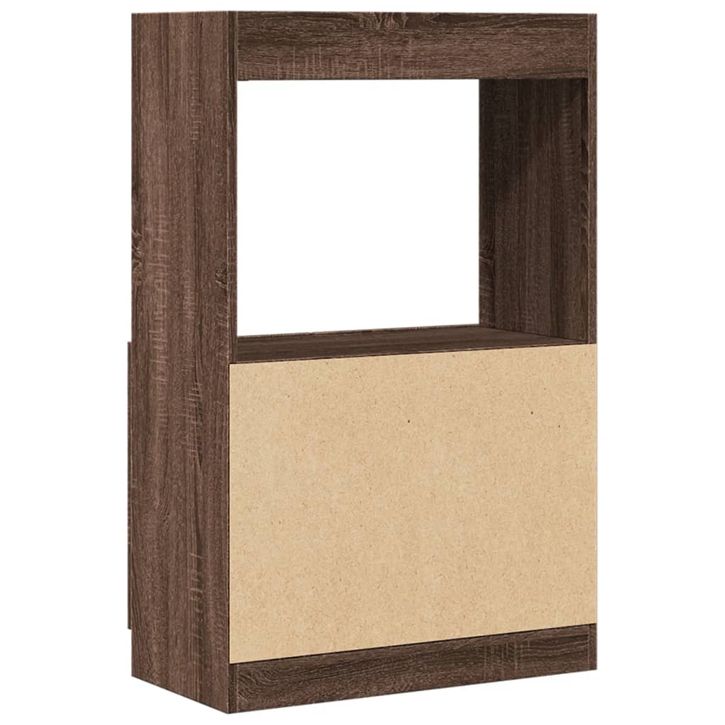 vidaXL Dulap înalt, stejar maro, 63x33x100 cm, lemn prelucrat vidaXL Dulap înalt, stejar maro, 63x33x100 cm, lemn prelucrat