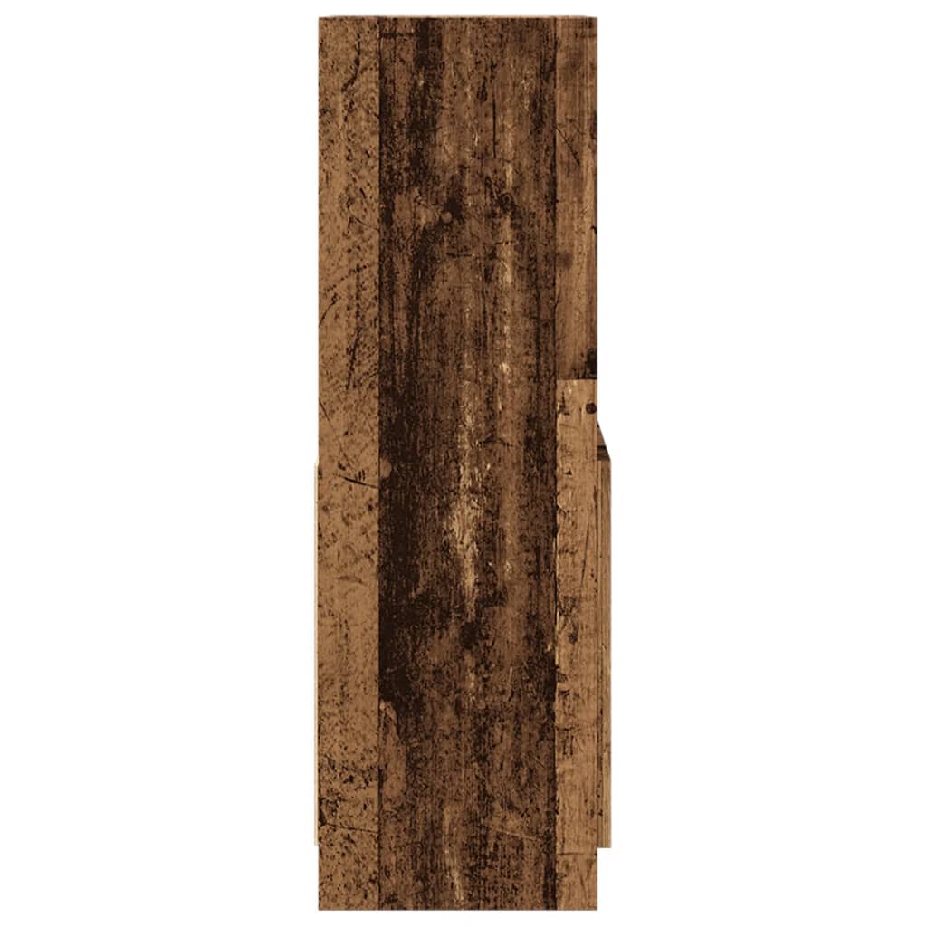 vidaXL Dulap înalt, lemn vechi, 63x33x100 cm, lemn prelucrat vidaXL Dulap înalt, lemn vechi, 63x33x100 cm, lemn prelucrat