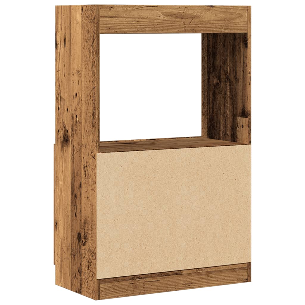 vidaXL Dulap înalt, lemn vechi, 63x33x100 cm, lemn prelucrat vidaXL Dulap înalt, lemn vechi, 63x33x100 cm, lemn prelucrat