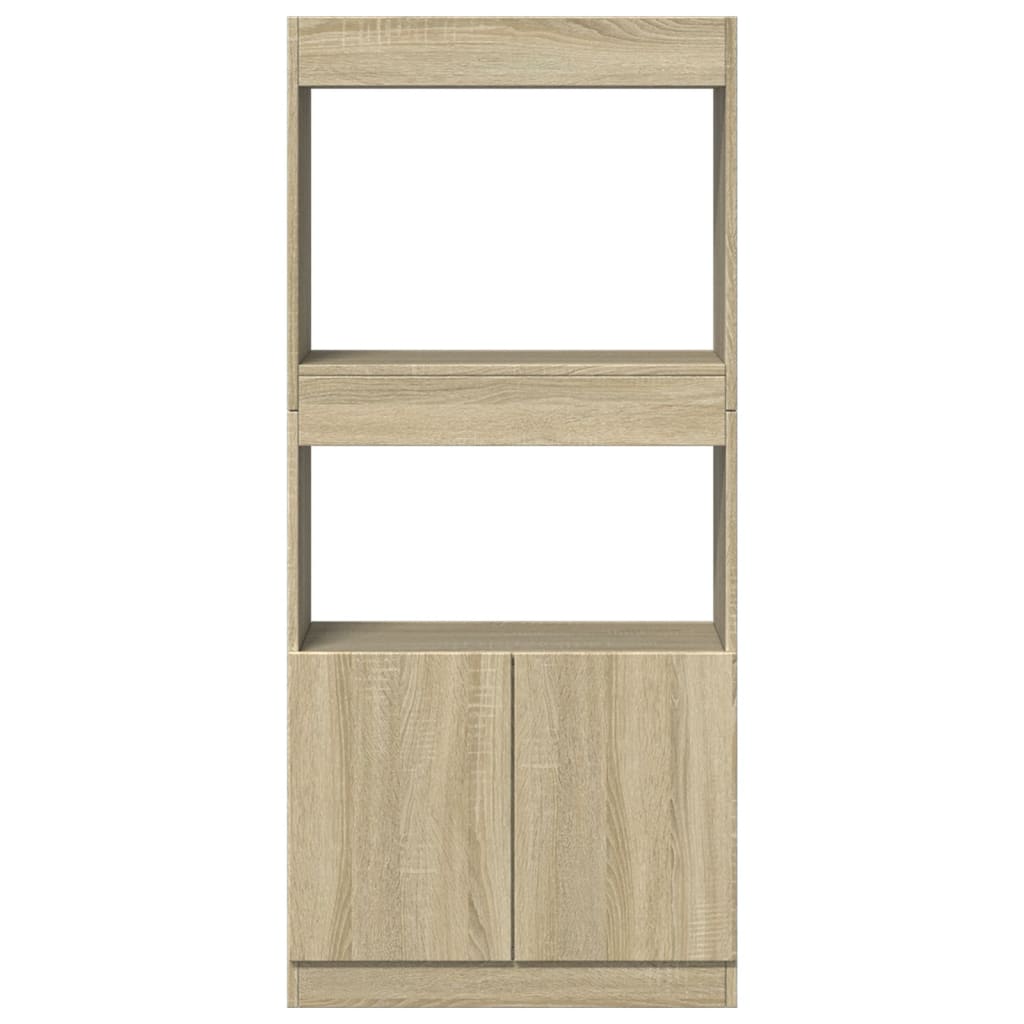 vidaXL Dulap înalt, stejar sonoma, 63x33x140 cm, lemn prelucrat vidaXL Dulap înalt, stejar sonoma, 63x33x140 cm, lemn prelucrat