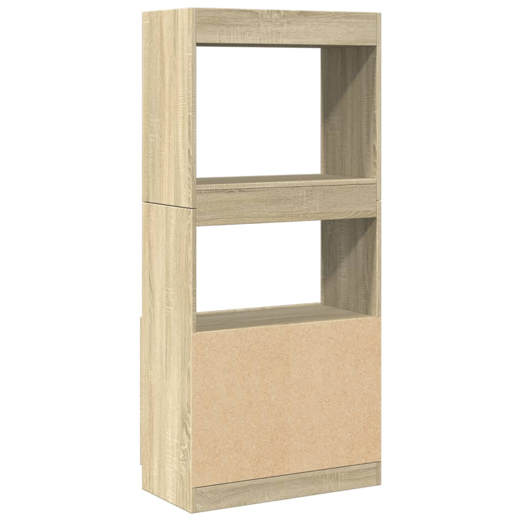 vidaXL Dulap înalt, stejar sonoma, 63x33x140 cm, lemn prelucrat vidaXL Dulap înalt, stejar sonoma, 63x33x140 cm, lemn prelucrat