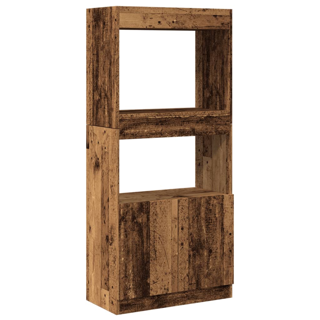 vidaXL Dulap înalt, lemn vechi, 63x33x140 cm, lemn prelucrat vidaXL Dulap înalt, lemn vechi, 63x33x140 cm, lemn prelucrat