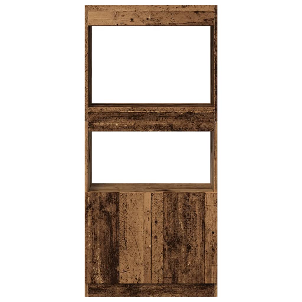 vidaXL Dulap înalt, lemn vechi, 63x33x140 cm, lemn prelucrat vidaXL Dulap înalt, lemn vechi, 63x33x140 cm, lemn prelucrat