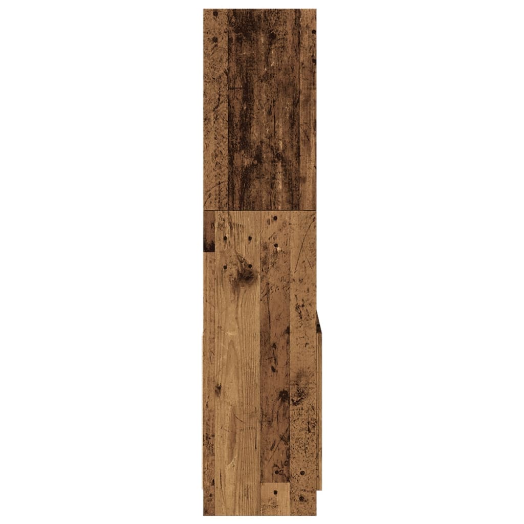 vidaXL Dulap înalt, lemn vechi, 63x33x140 cm, lemn prelucrat vidaXL Dulap înalt, lemn vechi, 63x33x140 cm, lemn prelucrat