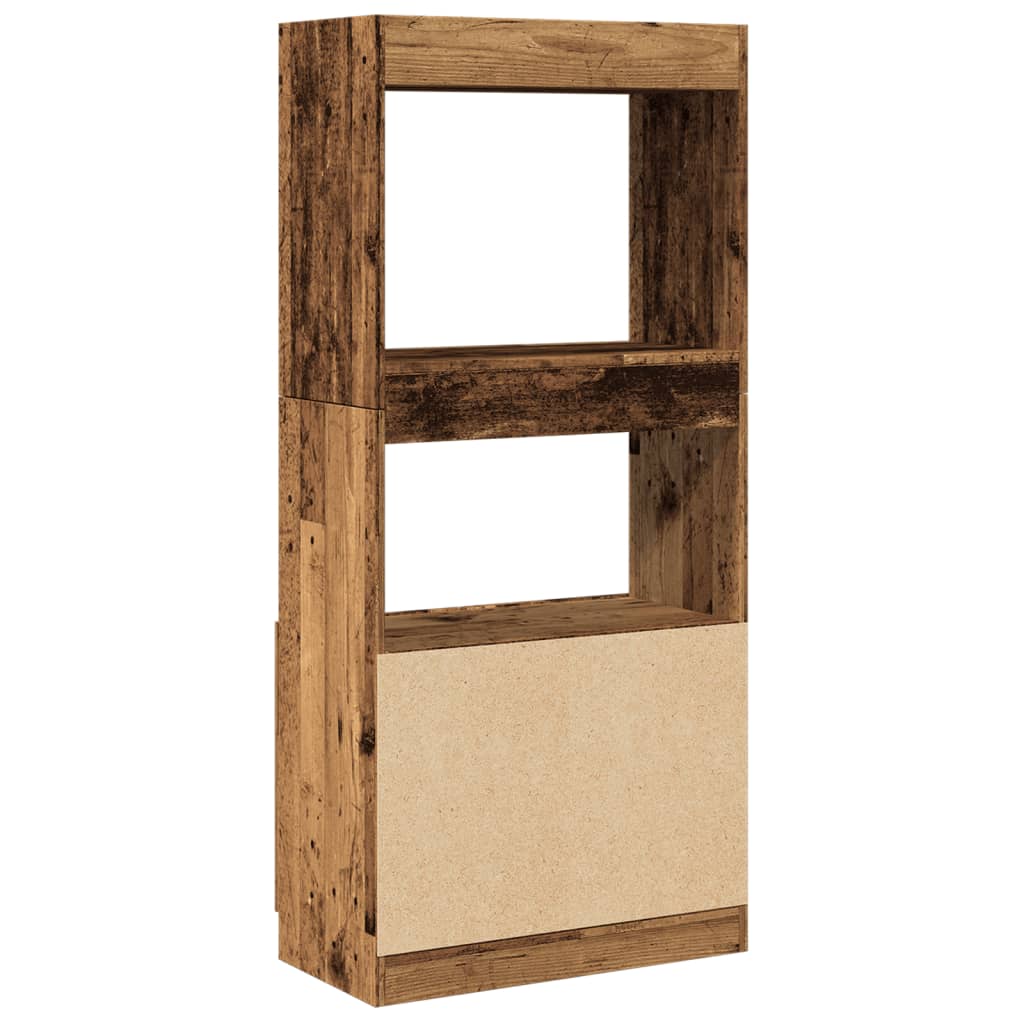 vidaXL Dulap înalt, lemn vechi, 63x33x140 cm, lemn prelucrat vidaXL Dulap înalt, lemn vechi, 63x33x140 cm, lemn prelucrat