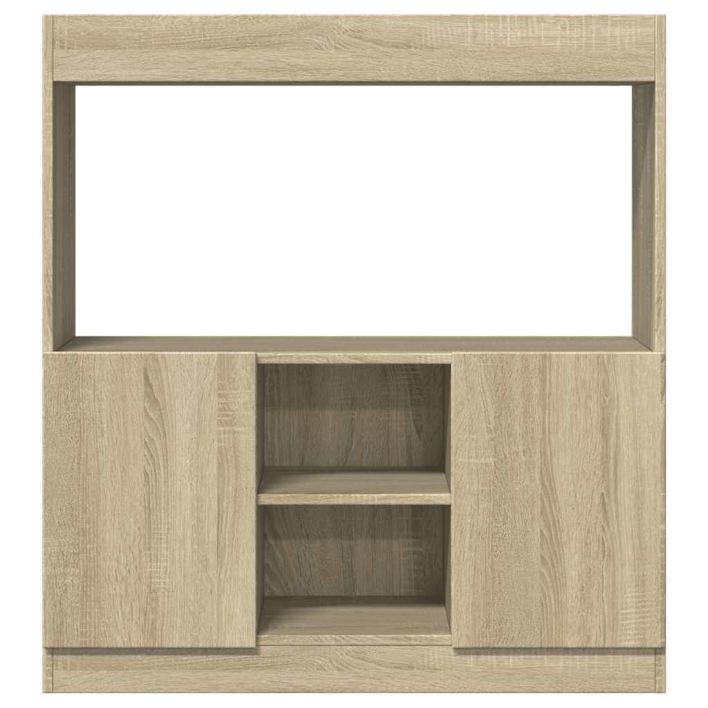 vidaXL Dulap înalt, stejar sonoma, 92x33x100 cm, lemn prelucrat vidaXL Dulap înalt, stejar sonoma, 92x33x100 cm, lemn prelucrat