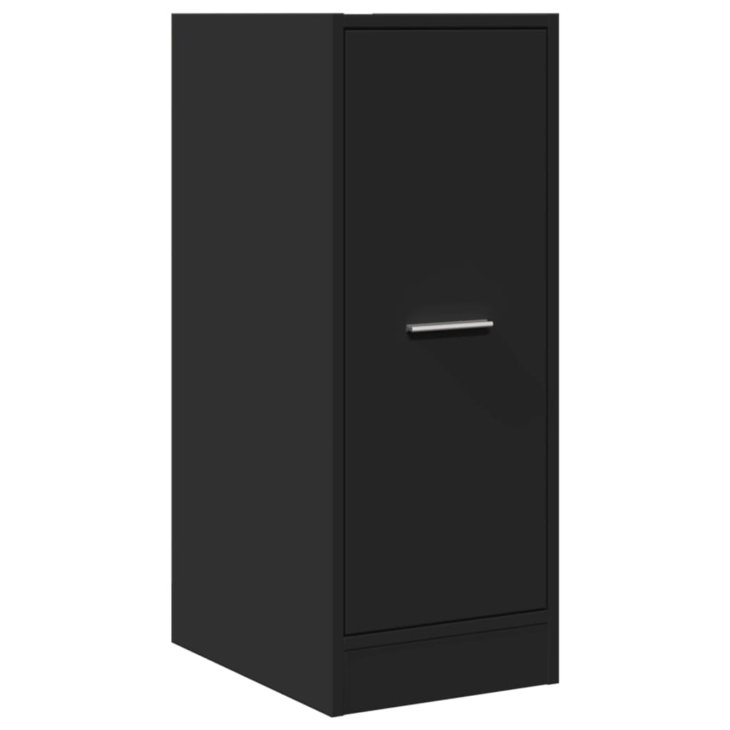 vidaXL Dulap de farmacie, negru, 30x41x77,5 cm, lemn prelucrat